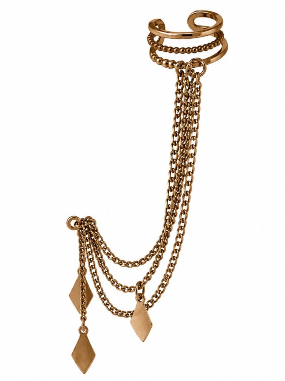 Free People Ear Party Chain Cuff Earring - NWT $38 MSRP